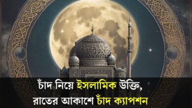 চাঁদ নিয়ে ইসলামিক উক্তি (Chad Niye Islamic Ukti)