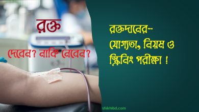 রক্তদানের নিয়ম-কানুন । Blood Transfusion ব্লাড ট্রান্সফিউশন কি